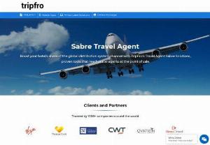Sabre Travel Agent - TripFro is an outstanding travel technology company and integrates Sabre GDS for travel agencies to supply them best in class travel software.