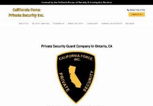 mobile car security ontario ca - California Force Private Security, Inc., is a private security guard company in Ontario, CA, that works around the clock. Contact us today for more details on our security services.