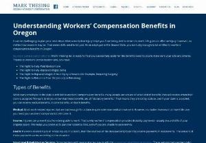 workers compensation benefits oregon - When it comes to finding the most efficient workers compensation attorney, contact MARK THESING INC. For more details visit our site now.