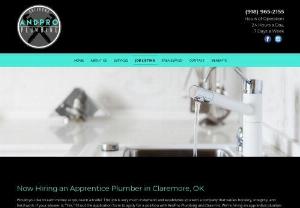 plumber jobs claremore ok - In Claremore, OK, if you are looking for the best plumbing company then contact AndPro Plumbing and Drain Inc. To find out more visit our site now.