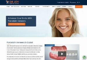 Veneers in Dubai - If you are someone looking for a smile makeover in Dubai then Porcelain dental veneers are one of the best options you can choose to get the perfect attractive smile you always wanted. Dr Joy Dental in Dubai provides you with custom made dental veneers developed by experts at in-house dental lab.