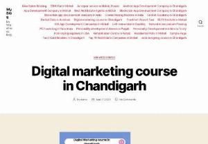 Digital marketing course in Chandigarh - My Blog - There are many options available for digital marketing courses in Chandigarh, with opportunities for growth and advancement for those who are dedicated and skilled in the field. By acquiring the necessary skills as well as knowledge through a digital marketing course.