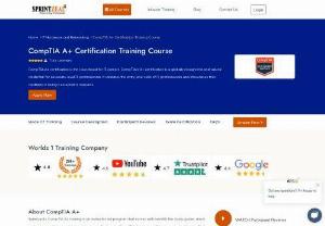 CompTIA A+ Certification Training | CompTIA A+ Training Course - Get CompTIA A+ Certification and training. We are an Authorized Training Partner of CompTIA, Learn from Experts and get Certified.

