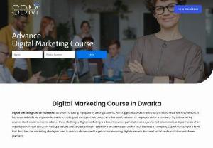 SDM: Best Institute For Digital Marketing Course in Dwarka - Sikho Digital Marketing Institute in Dwarka is widely regarded as one of the best institutes for digital marketing training. Our institute offers a comprehensive curriculum that covers all aspects of digital marketing, from search engine optimization and social media marketing to email marketing and content marketing. Our courses are designed by industry experts with extensive experience in the field, ensuring that our students receive the latest knowledge and skills.