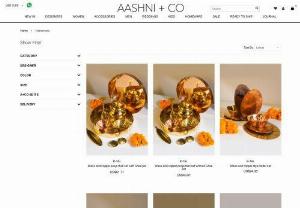 Shop Eid Homeware Collection Online | Aashni & Co - Explore designer Eid homeware accessories at Aashni & Co. Discover choices to designing a pleasant and welcoming Eid surroundings, from beautiful decor to traditional dinnerware.
