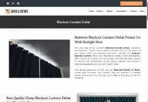 Screenshot of Bedroom Blackout Curtains in Dubai