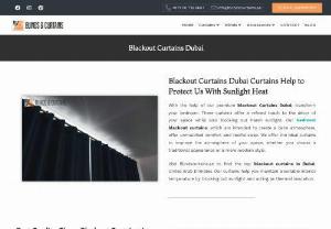 Best Blackout Curtains In Dubai | No1 online Curtains Store - Bedroom blackout curtains are a type of window treatment designed to block out light and provide maximum privacy in your bedroom. These curtains are made from heavy, opaque fabric that is designed to completely block sunlight and other sources of light, helping to create a dark and cozy atmosphere that is conducive to sleep.