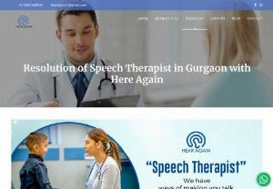 Resolves Speaking Disorder with the Best Speech Therapist in Gurgaon - Speech and language therapy is a type of intervention that helps individuals who struggle with communication disorders or difficulties. These disorders may include speech and language delays, stuttering, and voice disorders. A Speech therapist is a professional who specializes in diagnosing and treating speech and language disorders.

