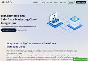 BigCommerce Marketing Cloud Connector | Easy Integration Steps - If you are using BigCommerce and Marketing Cloud connector for your eCommerce store but you are unable to sync data automatically on a real-time basis. Then its the right time to using the BigCommerce Marketing Cloud Connector which helps you to connect both platforms easily. It syncs all your data into data extensions and lists. You can also sync multiple BigCommerce store data to the Marketing Cloud. You can easily get the connector from eShopSync.com.
