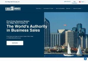 First Choice Business Brokers San Diego North County - First Choice Business Brokers is San Diego's largest and most experienced brokerage firm specializing in the purchase and sale of small to medium sized businesses.