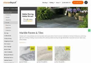 Marble Pavers & Tiles Supplier in Sydney, Brisbane | Stone Depot - Marble is timeless, gorgeous and diverse, among other things. Marble pavers and tiles may be found everywhere. From ancient Egypt to Petra, and the majestic Victorian halls of the United Kingdom to the world heritage Taj Mahal in India, there are a lot of examples. It is why the popularity of marble suppliers is on the rise. Marble suppliers all over the world work relentlessly to offer the most outstanding quality Marbles.