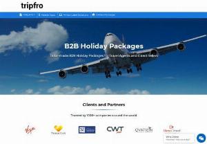 B2B Holiday Packages - TripFro provides the best assistance to our agents through an extensive lead support system and give an easy to use traveller dashboard (CRM). Now stay calm about the cost, as you would be billed only after confirmation of the trip. This way you will see your costs decreasing and profits increasing.