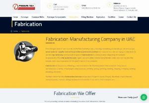 Fabrication | Fabrication Company in Dubai UAE - "Manufacturer and supplier of conveyors, conveyor belt, conveyor rollers, Fabrication and hydraulic machinery products in UAE.
Our comprehensive service concept covers entire engineering, manufacturing, testing and commissioning processes. We provide a single point of contact and clear responsibilities with shorter lead times."