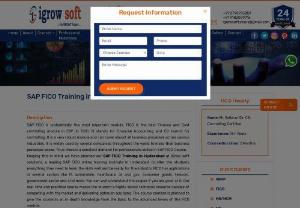 SAP FICO Training in Hyderabad | SAP FICO Online Course in Ameerpet|Igrowsoft - Igrowsoft is a Leading & best Sap fico Training in Hyderabad for providing SAP fico training courses and Placement Assistance. Our sap fico online training Classes insist you to become a specialist at Advanced Industrial Technologies. Hands-on Learning with Live Project sessions.