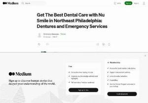 Get The Best Dental Care with Nu Smile in Northeast Philadelphia: Dentures and Emergency Services | by Dentistnortheastpa | Feb, 2023 | Medium - Nu Smile Dental Services is a comprehensive dental care provider that offers a wide range of services to its patients. The services offered by Nu Smile Dental Services include general dentistry