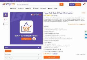 Magento 2 Out of Stock Notification - Scriptzol - Out of Stock Notification magento2 Extensions use customers to subscribe to stock and price alerts and receive notifications when the necessary product comes back to the store or its price is changed. Customers just have to provide their email id and they will receive a mail when the product gets back in stock. 