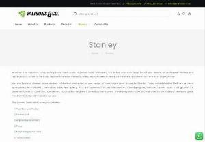 Stanley Tools Dealers in Mumbai - Valisons & Co - Valisons & Co is one of the authorized Stanley Tools dealers in Mumbai, offering a wide range of high-quality hand and power tools for professionals and DIY enthusiasts. Contact us today for exceptional customer service and competitive pricing.
