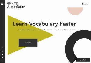 AIssociator | Fast Vocabulary Learning - Expand your vocabulary easily with AI associations - AIssociator makes it fun! 
We offer a new fast vocabulary learning using AI!