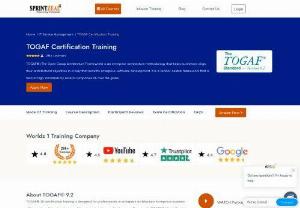 TOGAF Certification Training Course  - TOGAF (The Open Group Architecture Framework) is an enterprise architecture methodology that helps businesses align their architectural objectives in a way that benefits enterprise software development. It is a vendor-neutral framework that is held at high standards by several companies all over the globe. 