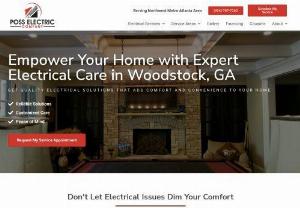 Residential Electrician | Woodstock, GA | Poss Electric, Inc. - Poss Electric proudly services the Northwest Metro Atlanta Area. Our office is located in Woodstock right off the 575, where we can easily access and service these Northwest Metro Atlanta locations. Providing residential electrical services to a specific area gives us the opportunity to really know our neighborhoods and communities and to quickly provide the best possible service, knowledge, safety, and experience you want when trusting an electrician with your home.
