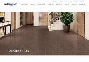 Millennium Tiles: Porcelain Tiles | Floor & Wall Porcelain Tiles Collection - Millennium Tiles are one of the best manufacturer , supplier and exporter in india. Millennium Tiles Best Collection of Porcelain Tiles, GVT Tiles, PGVT Tiles, Slab Tiles, Double Charge, Soluble Salt, Ceramic Wall Floor Tiles, Parking Tiles and all type of Size available our Manufacturer Unit in Morbi India.
