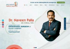 Orthopedic Surgeon in Vizag | Best Orthopedic Hospital in Visakhapatnam | Joint Surgery Specialist - Our Orthopedic Department at Apollo hospital is well-linked with the PRP and arthroscopy Department which is well-known for its effective management of pain. Providing services at Arilova, Hanumanthavaka, MVP Colony and Health City and Maddilapalem in Visakhapatnam