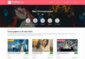 Book your Wedding Choregrapher with WeddingBazaar - "On WeddingBazaar, you can explore a comprehensive list of the finest wedding dance and Sangeet choreographers across all major Indian cities. These experts specialize in choreographing memorable couple and family performances for Sangeet ceremonies. You can easily compare and find the most suitable wedding choreographer for your wedding by checking their phone number, reviews, and dance videos, all available on WeddingBazaar. So, make your wedding dance performances truly...
