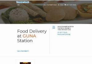 Food delivery in Train at GUNA Railway Station | Veg, Jain & Non-Veg Food - Order delicious Food in train at GUNA Railway Station online with Traveler Food. Get food delivered on seat Jain, Veg, Non-veg food options available at GUNA Railway Station nearby restaurants. Book Food on train now!