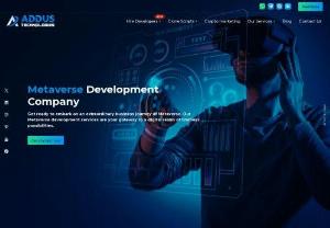Metaverse Development Company - Addus Technologies is one of the market's most in-demand Metaverse development firms. Our industry reputation is built on the fact that we provide Metaverse development services at a reasonable cost that are fully functioning and bug-free. We have a team of competent developers, 3D designers, blockchain specialists, testing engineers, and other technical experts to create a high-quality solution on time. 