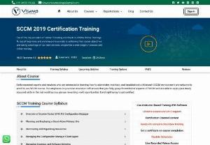 SCCM Training | SCCM Certification Online Course - VISWA - Our Best SCCM 2019 Training Hyderabad for beginners and professionals provides in-depth knowledge of SCCM Online Classes. Access to expert trainers and instructor led training sessions ensure that you can easily clear your doubts and get the exact guidance that is expected from SCCM Online Training from India.