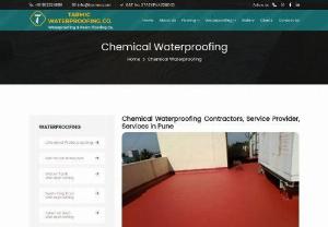 Chemical Waterproofing in Pune/Contractors/Service Provider/Services in Pune,Chakan,Ranjangaon - Tarmic Waterproofing offers Chemical Waterproofing Services, Chemical Waterproofing Contractors, Chemical Waterproofing Service Providers in Pune, Chakan, Ranjangaon. We are a service provider of chemical-based waterproofing in Pune with more than 25 years of experience in the industry.