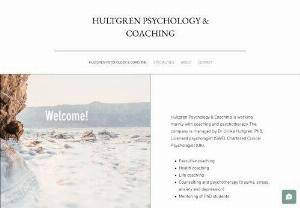 Hultgren Psykologi - Coaching center that offers personal and executive coaching all over the world. Also offers stress management, psychotherapy, counselling and trauma treatment online.