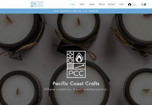 Pacific Coast Crafts - Welcome to Pacific Coast Crafts, a craft store based in San Francisco, CA where creativity meets quality. We take pride in curating a collection of unique artisanal designs including candles, wallets and paintings crafted with the utmost care and attention to detail. We invite you to explore our store and discover the creativity and inspiration that awaits you.