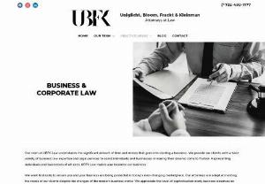 Business Attorney NJ - At UBFK Law, our attorneys provide clients with representation in regards to business and corporate matters. We represent all businesses no matter how large or small.