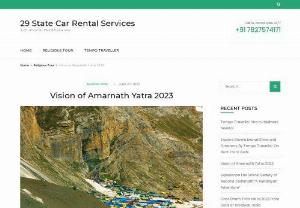  Make easy the challenging terrain with tempo traveller on rent in Delhi - 
The Amarnath Yatra is considered one of the most sacred journeys for Hindus, and thousands of devotees from all over the world undertake the challenging trek to seek blessings, make your challanging trek easy with tempo traveller on rent in Delhi.