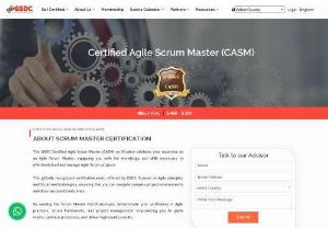 GSDC Agile Scrum Master Certification Program - Agile Scrum Master certification is a valuable credential for anyone who wants to work in an Agile team or lead a Scrum project. Here are some benefits of certified Agile Scrum Master certification:
Demonstrates expertise in Agile: Certified Agile Scrum Master certification validates that you have the knowledge and expertise to effectively implement Agile practices and principles. It shows that you have a deep understanding of Agile methodologies, Scrum roles, events, artifacts, and...