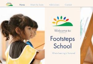 Footsteps Preschool | Where Learning is Nurtured | Karachi - Footsteps School is a purpose-built, primary education institution that provides children with an enriching learning experience in a warm, secure and nurturing environment.