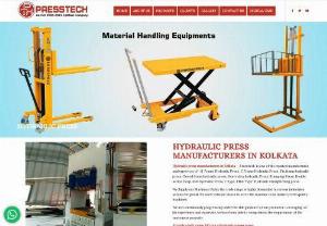 Hydraulic Press Manufacturers in Kolkata | 86088 81721 - Hydraulic Press Manufactures in Kolkata - Presstech is well experienced manufacturers of industrial hydraulic press and closed frame hydraulic press.