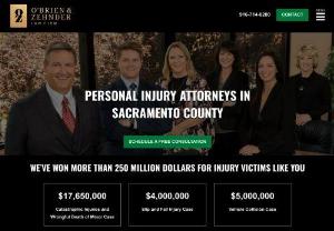 Elk Grove & Sacramento Personal Injury Attorney | OZ Law - The O'Brien & Zehnder Law Firm helps injured victims in Elk Grove and Sacramento County achieve the best possible outcome through solid legal practices and competent advice. Practice areas: personal injury, wrongful death, car accidents, construction accidents, motorcycle accidents, truck accidents, dog bites, bicycle accidents, pedestrian injuries, catastrophic injuries, product liability