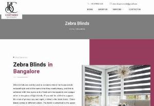 Zebra Blinds in Bangalore-Zebra Blinds Dealers in Bangalore - Zebra Blinds Home / Zebra Blinds Our Services Zebra Blinds in Bangalore A roll-up blind made by Zebra Blinds features a solid and sheer section that lets in light even when it is fully rolled down. They are much simpler to operate than standard roll-up blinds and provide both roll-up and horizontal blind functionality. Bangalore []