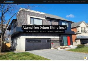 Alumshine| ACM | Vinyl | Spider Glass Supplier Toronto Canada - Alumshine transforms your Vision; from concept to breathtaking
Each completed building exterior siding/cladding project we do in Toronto makes us even more hungry. Hungry for more Architectural facade work,
creative designs, and at least some more Twinkies. As a result, we deliver a better sequel.