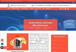 Automotive Lubricant Manufacturers | Top Automotive Lubricant Suppliers - As a leading Automotive Lubricant Manufacturers, we understand the importance of selecting the appropriate lubricant for optimal safety and smooth vehicle performance. With plenty of options available, we offer superior-quality lubricants in various packaging sizes to cater to diverse customer needs.