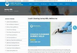 CCM Couch Cleaning Surrey Hills, VIC- Upholstery Cleaning Services - Couch Cleaning Surrey Hills, VIC: Get your couch cleaned by experts at the best Price. Call us on 0414-900-087 and same day sofa cleaning.
