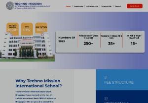 Techno Mission - Techno Mission International School is a CBSE =2 affiliated school in Bhagalpur. It is established in 1997 It carries the legacy of 25+ years of academic excellence with more than 3000 students cracking JEE & NEET and more than 800+ district toppers so far.