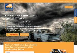 Top Car Wreckers Near Sydney - Get Instant Cash for Your Scrap Cars - Looking for reliable car wreckers Sydney and near areas to sell your scrap car? Look no further than "Unwanted Cars Sydney"! Our top-rated car wrecking services offer instant cash for your vehicle, along with free towing. Contact us today for a hassle-free experience!"