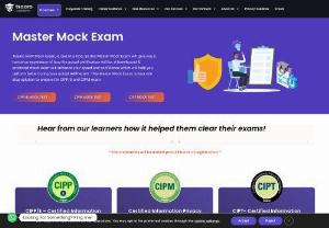 Master CIPP E Mock Exam - CIPP Practice Exam - Tsaaro Academy - Be a part of this unique opportunity to practice before the actual IAPP exam. Tsaaro IAPP mock exam will simulate the actual certification and help you revise the concepts faster and more effectively.