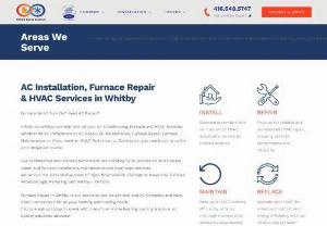 Furnace / AC Repair & Installation In Whitby & Ajax - We are a reputable HVAC (heating, ventilation, and air conditioning) company based in Whitby, Ontario, Canada. With years of experience in the industry, we offer a wide range of services to residential and commercial customers in the area. We are factory authorized dealer of the Carrier. We have highly trained and certified technicians who provide installation, maintenance, and repair services for heating and cooling systems.