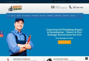 Plumbing Repair Services Houston TX | Service Squad Plumbing - Service Squad is a locally owned and operated family business that has been offering Houston, Texas, top-notch plumbing and water heater repair services for more than ten years. We offer a variety of services, such as water heater installation and repair, commercial plumbing, commercial maintenance, HVAC, AC installation and repair, drain cleaning, residential plumbing, sewer repair, garbage disposal repair, bathtub repair, faucet repair, French drain repair, fire and smoke damage &...