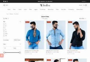 Trendy denim shirts for men online - Buy Trendy denim shirts for men online in India at the best Prices from Tistabene. It is a one-stop destination for mens apparel which has a total of 15+ categories and 5000+ products with unique designs and patterns. 