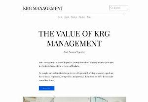 KRG Management - KRG Management offers expert advisory services in Project Management, Process Management, Quality Control, and Portfolio Management. Our founder has over 15 years of experience and is a Chartered Engineer, and PMP. Let us help you optimize your project management practices and drive success.